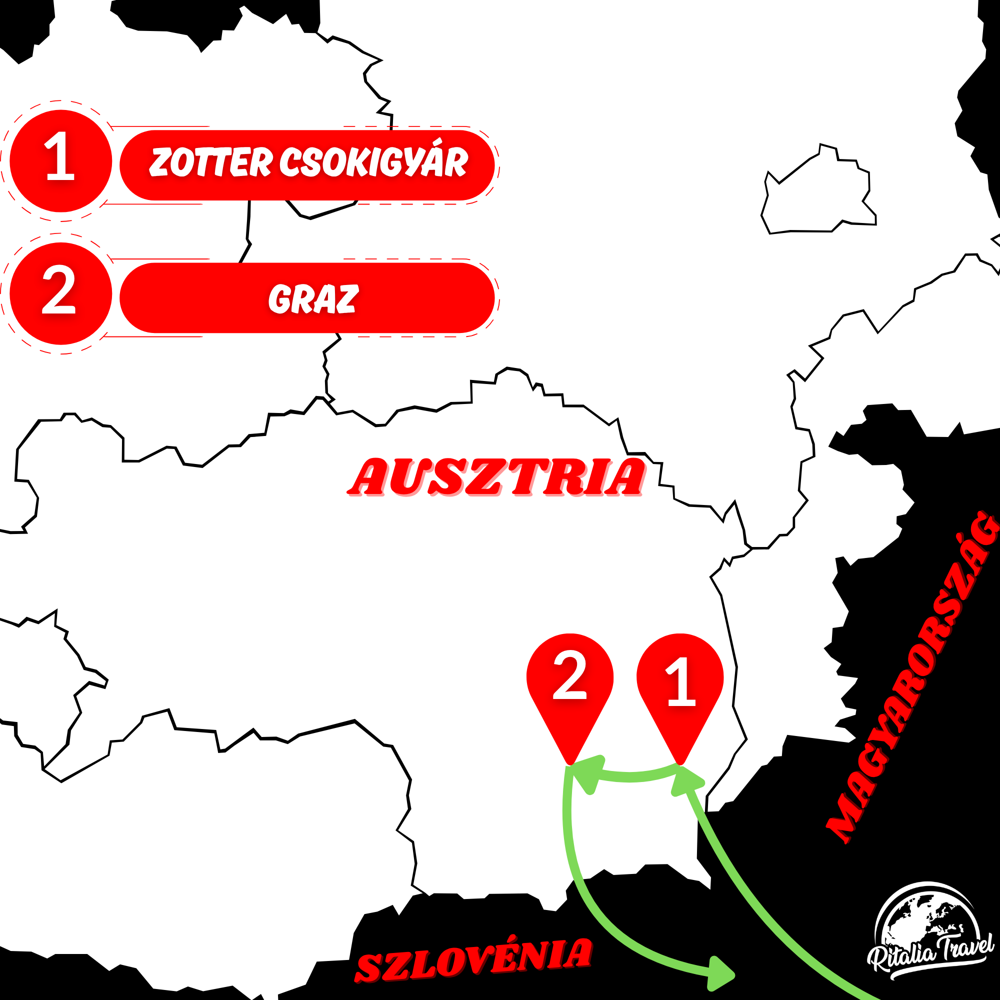 Advent Grazban és a Zotter csokivilágban! térképe