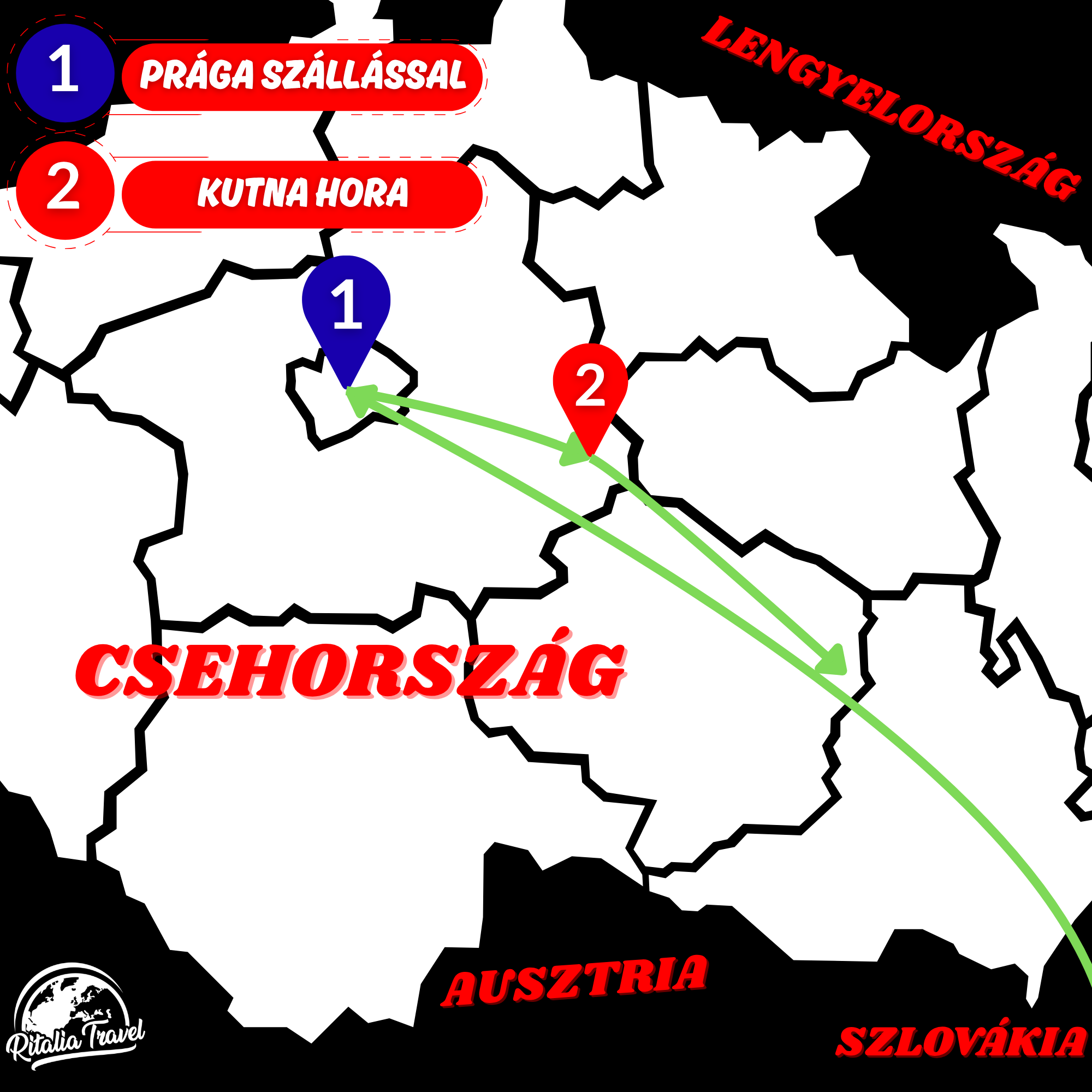 Advent Prágában! térképe