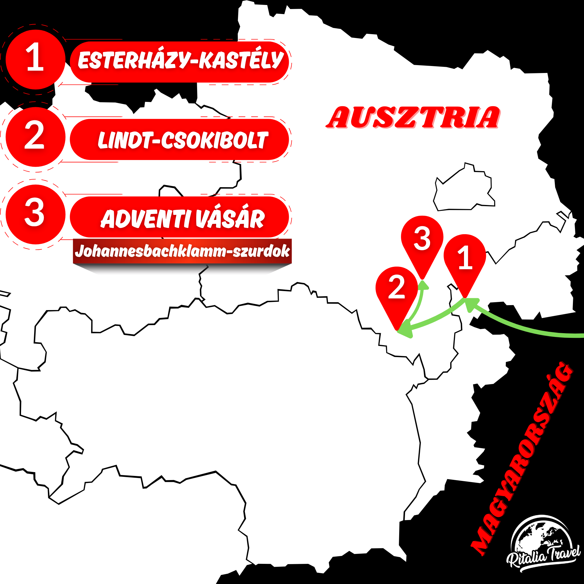 Advent a Természetben! térképe