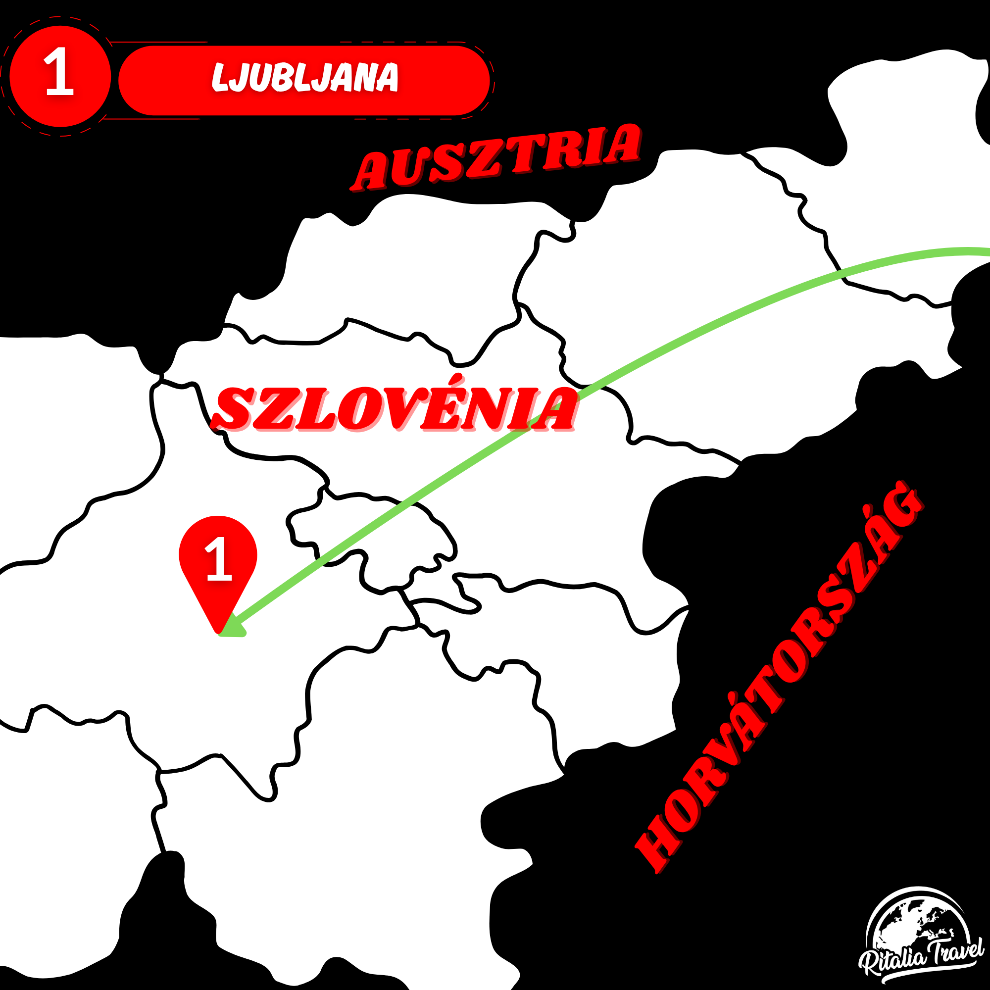 Advent Ljubljanában! térképe