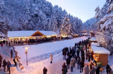 Johannesbachklamm-szurdok adventi vásár