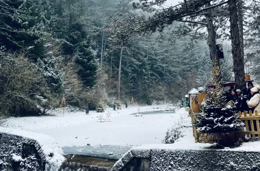 Johannesbachklamm-szurdok adventi vásár