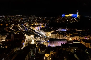 Ljubljana a magasból