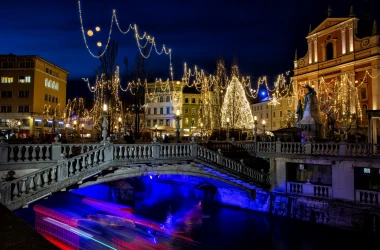 Ljubljana adventi fények