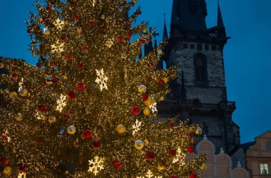 Karácsonyfa az adventi vásárban