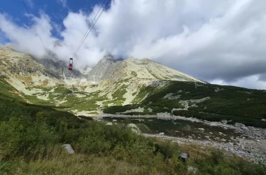 Kő-pataki-tó a felvonóval