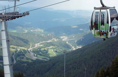 Semmering felvonó és a táj